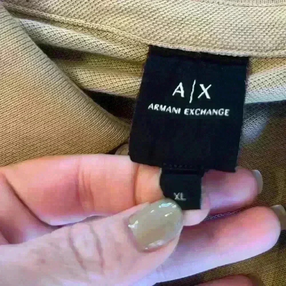 Armani Exchange New A|X Performance Polo 100% Soft Cotton  Golf Logo Men's XL - Picture 4 of 5